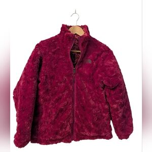 THE NORTH FACE Girls Reversible Mossbud Swirl Jacket Size XL (18) Pink